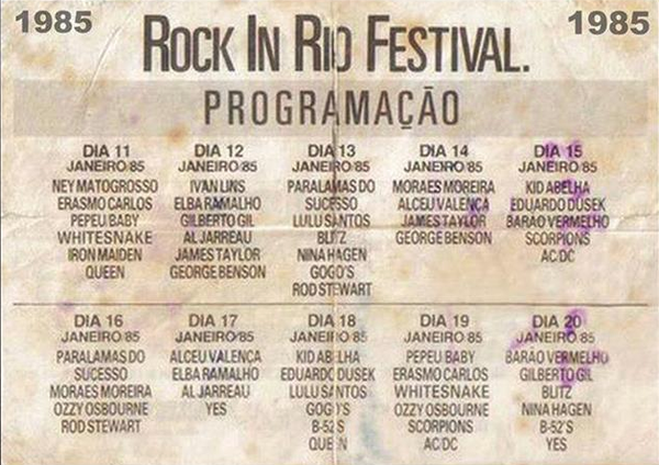 Videos: recordando Rock in Rio I